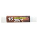 D2w Degradable Swing Bin Liners Pack of 15