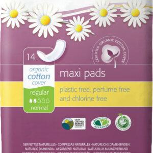 Compostable, Regular Maxi pads by Natra Care