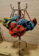 Handmade Crochet Cotton Shower Scrunchie - Image 2