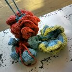 Handmade Crochet Cotton Shower Scrunchie