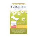 organic cotton curved panty liners by Natracare