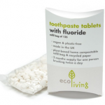 Ecoliving toothpaste tablets - Zero Waste Refill Bag (125 tablets) (Fluoride and Fluoride-free Available)