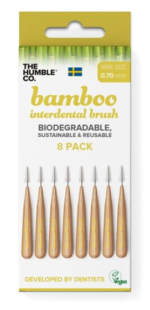 Interdental Bamboo Brushes 8 pack (3 sizes) - Humble Co. - Image 3