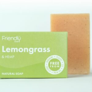 Lemongrass & hemp soap bar by Friendly Soap
