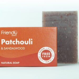 Patchouli & Sandalwood soap bar by Friendly Soap