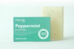 Peppermint soap bar with poppy seeds by Friendly Soap