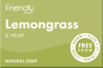 Lemongrass & hemp soap bar by Friendly Soap