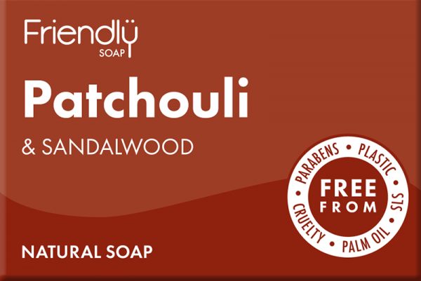 Patchouli & Sandalwood soap bar by Friendly Soap Patchouli & Sandalwood soap bar by Friendly Soap