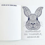 The Angry Vegan - colouring book and journal for adults - Image 2