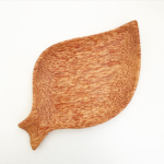 Coconut Wood Plate - Leaf Shape