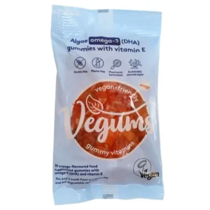 Vegums Fish Free Omega 3 Gummies blue packet