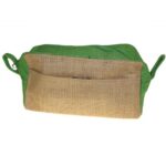 Jute Toiletry Bag - Natural - Image 3