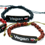 Vegan Slogan Friendship Bracelet - Image 2