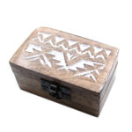 Whitewashed Wooden Pill Box - Image 7