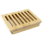 Product Image of Wooden Soap Dish with gaps to allow airflow