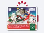 Outer packaging of Santa's Sleigh Ride Pack, featuring carry handle.
