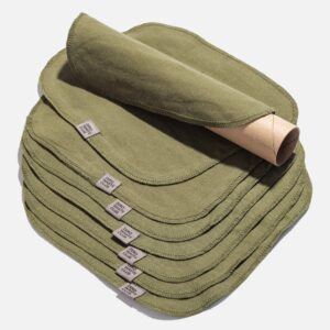 Reusable Kitchen Roll - 7 beige cloths