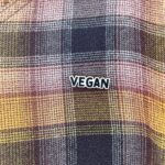 "Vegan" Wooden Pin from Things I Care About - Image 3