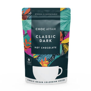 Classic Dark Hot Chocolate in attractive plastic pouch