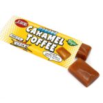 Jeavons Banana Caramel Toffee Dairy Free - shown with yellow packaging.